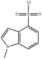 1-Methyl-1H-indole-4-sulfonyl chloride Struktur