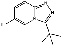 6-BROMO-3-TERT-BUTYL-[1,2,4]TRIAZOLO[4,3-A]PYRIDINE Struktur