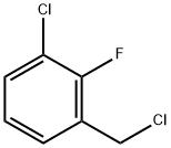 1-chloro-3-(chloromethyl)-2-fluorobenzene Struktur