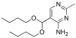 5-(Dibutoxymethyl)-2-methyl-4-pyrimidinamine Struktur