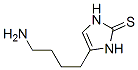 2H-Imidazole-2-thione,  4-(4-aminobutyl)-1,3-dihydro- Struktur