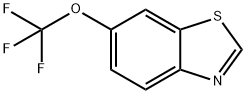 6-(トリフルオロメトキシ)ベンゾ[D]チアゾール 化學(xué)構(gòu)造式