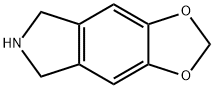 6,7-dihydro-5H-1,3-Dioxolo[4,5-f]isoindole Struktur