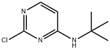 2-Chloro-N-(1,1-dimethylethyl)-4-pyrimidinamine Struktur