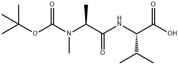 L-Valine, N-[(1,1-dimethylethoxy)carbonyl]-N-methyl-L-alanyl- Struktur