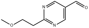 2-(2-METHOXY-ETHYL)-PYRIMIDINE-5-CARBALDEHYDE Struktur