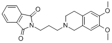 2-[3-(3,4-DIHYDRO-6,7-DIMETHOXY-2(1H)-ISOQUINOLINYL)PROPYL]-1H-ISOINDOLE-1,3(2H)-DIONE Struktur