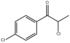 2-CHLORO-1-(4-CHLOROPHENYL)PROPAN-1-ONE Struktur