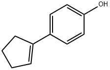 4-(1-Cyclopenten-1-yl)phenol Struktur