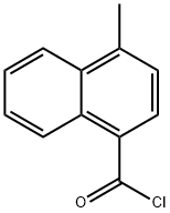 1-Naphthalenecarbonyl chloride, 4-methyl- (9CI) Struktur