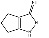 2-METHYL-2,4,5,6-TETRAHYDROCYCLOPENTA[C]PYRAZOL-3-AMINE Struktur