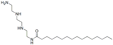 N-[2-[[2-[(2-aminoethyl)amino]ethyl]amino]ethyl]hexadecan-1-amide Struktur