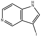 3-IODO-1H-PYRROLO[3,2-C]PYRIDINE Structure