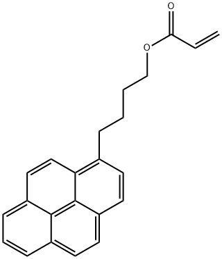 Acrylic acid 4-pyren-1-yl-butyl ester Struktur