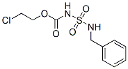 2-chloroethyl N-(benzylsulfamoyl)carbamate Struktur