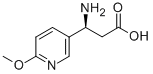 (S)-3-AMINO-3-(6-METHOXY-3-PYRIDYL)-PROPIONIC ACID Struktur