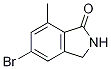 1H-Isoindol-1-one, 5-broMo-2,3-dihydro-7-Methyl- Struktur