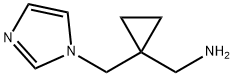 C-(1-IMIDAZOL-1-YLMETHYL-CYCLOPROPYL)-METHYLAMINE Struktur