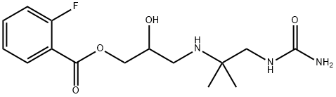 Flestolol Struktur