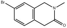 7-broMo-2-Methyl-1,2-dihydroisoquinolin-3(4H)-one Struktur