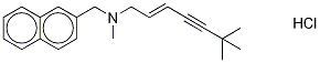 N-[(2E)-6,6-DiMethyl-2-hepten-4-yn-1-yl]-N-Methyl-2-naphthaleneMethanaMine Hydrochloride Struktur