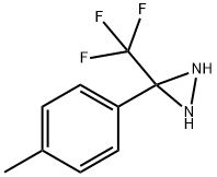 3-(4-Methylphenyl)-3-(trifluoromethyl)diaziridine Struktur