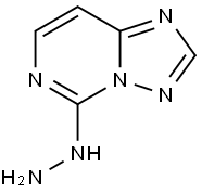 1-([1,2,4]TRIAZOLO[1,5-F]PYRIMIDIN-5-YL)HYDRAZINE Struktur