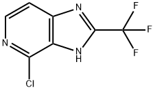 4-chloro-2-(trifluoromethyl)-3H-imidazo[4,5-c]pyridine Struktur