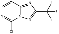 5-CHLORO-2-(TRIFLUOROMETHYL)-[1,2,4]TRIAZOLO[1,5-F]PYRIMIDINE Struktur