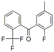 6'-fluoro-3'-methyl-2-(trifluoromethyl)benzophenone Struktur