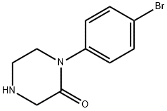 1-(4-BROMO-PHENYL)-PIPERAZIN-2-ONE Struktur