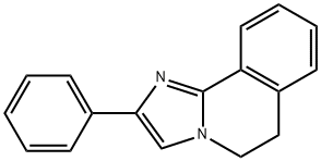 2-Phenyl-5,6-dihydroimidazo(2,1-a)isoquinoline Struktur