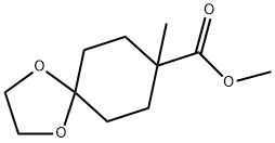 Methyl 8-Methyl-1,4-dioxaspiro[4.5]decane-8-carboxylate Struktur