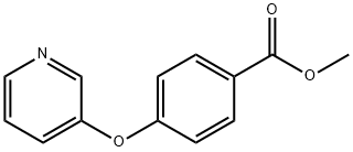 Benzoic acid, 4-(3-pyridinyloxy)-, Methyl ester Struktur