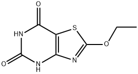 Thiazolo[4,5-d]pyrimidine-5,7(4H,6H)-dione, 2-ethoxy- (9CI) Struktur