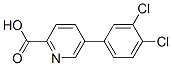 5-(3,4-Dichlorophenyl)-picolinic acid Struktur