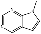 7H-Pyrrolo[2,3-d]pyrimidine, 7-methyl- (9CI) Struktur