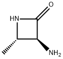 2-Azetidinone,3-amino-4-methyl-,(3S,4S)-(9CI) Struktur