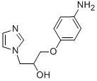 1-(4-AMINO-PHENOXY)-3-IMIDAZOL-1-YL-PROPAN-2-OL Struktur