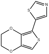 Thiazole,  5-(2,3-dihydrothieno[3,4-b]-1,4-dioxin-5-yl)- Struktur