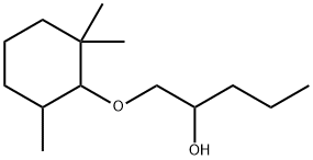 1-[(2,2,6-trimethylcyclohexyl)oxy]pentan-2-ol Struktur