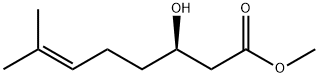 METHYL (R)-3-HYDROXY-7-METHYL-6-OCTENOAT Struktur