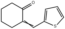 (2E)-2-(THIEN-2-YLMETHYLENE)CYCLOHEXANONE Struktur