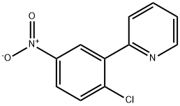 2-(2-chloro-5-nitrophenyl)pyridine Struktur