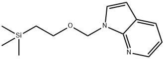 1-((2-(triMethylsilyl)ethoxy)Methyl)-1H-pyrrolo[2,3-b]pyridine Struktur