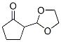 Cyclopentanone,  2-(1,3-dioxolan-2-yl)- Struktur