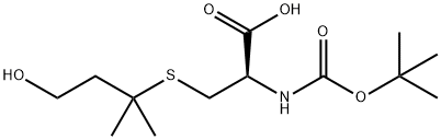 N-Boc-L-felinine Struktur