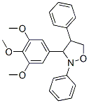 Isoxazolidine,  2,4-diphenyl-3-(3,4,5-trimethoxyphenyl)- Struktur