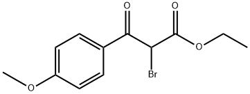 ETHYL 2-BROMO-3-(4-METHOXYPHENYL)-3-OXO-PROPANOATE Struktur