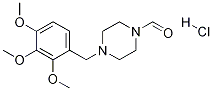 1-Piperazinecarboxaldehyde, 4-[(2,3,4-triMethoxyphenyl)Methyl]-, hydrochloride Struktur